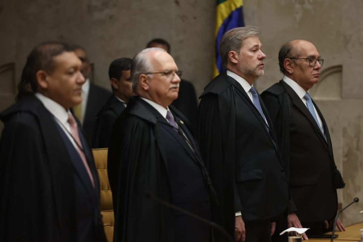 Imagem colorida da abertura do Ano Judiciário 2024