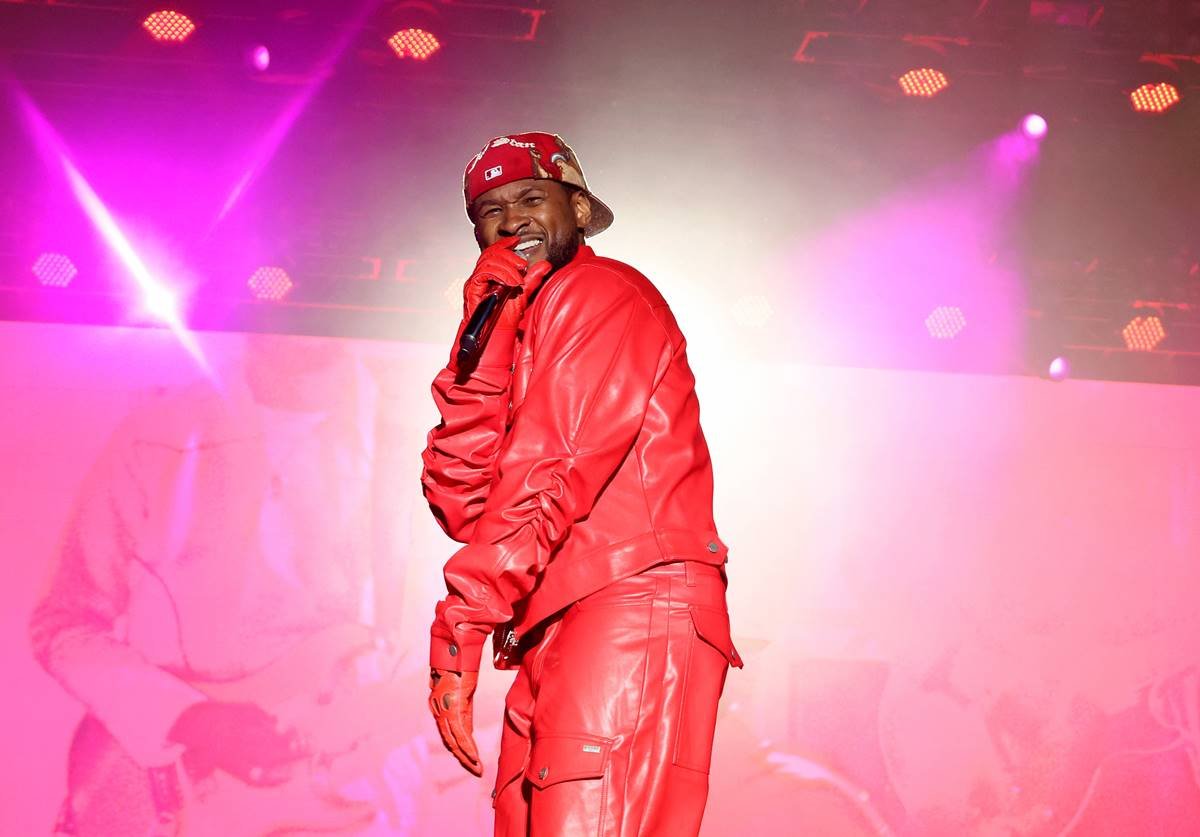 Usher com roupa vermelha - Metrópoles