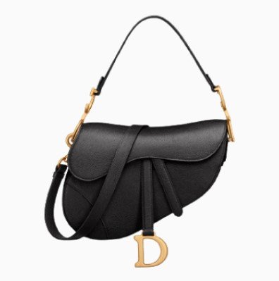 Na imagem com cor, a bolsaSaddle Bag, da Dior, - Metrópoles