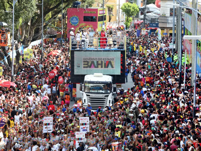 Carnaval de Salvador- festas somam mais de 9 milhões de foliões nas ruas, aponta Governo