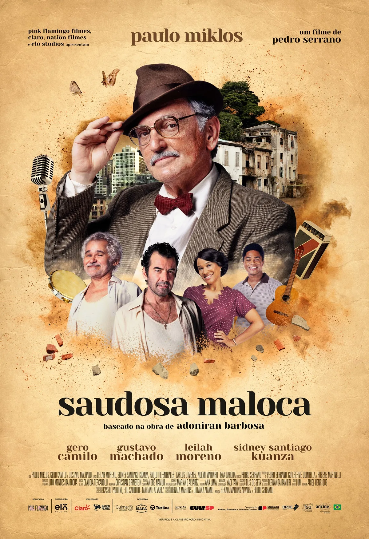 Exclusivo: "Saudosa Maloca", filme com Paulo Miklos, ganha data de estreia