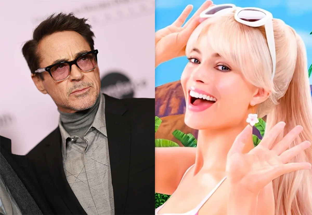 "Margot Robbie não recebe crédito suficiente por 'Barbie'", diz Robert Downey Jr.